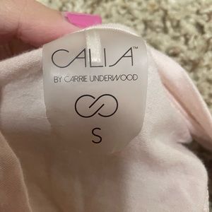 CALIA by Carrie Underwood ombré light pink and dark grey racer back tank top